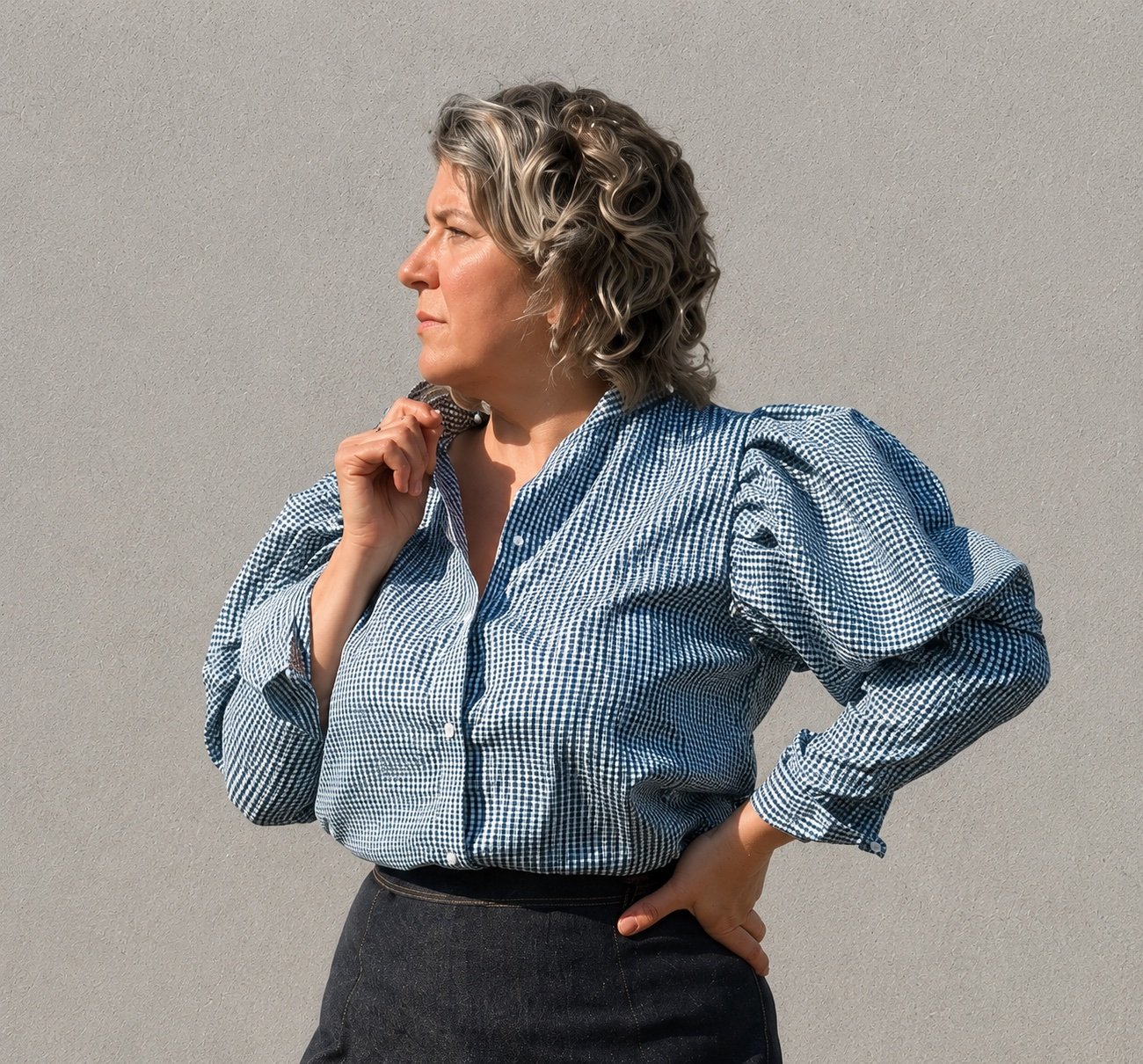 Camisa Aurora escocesa